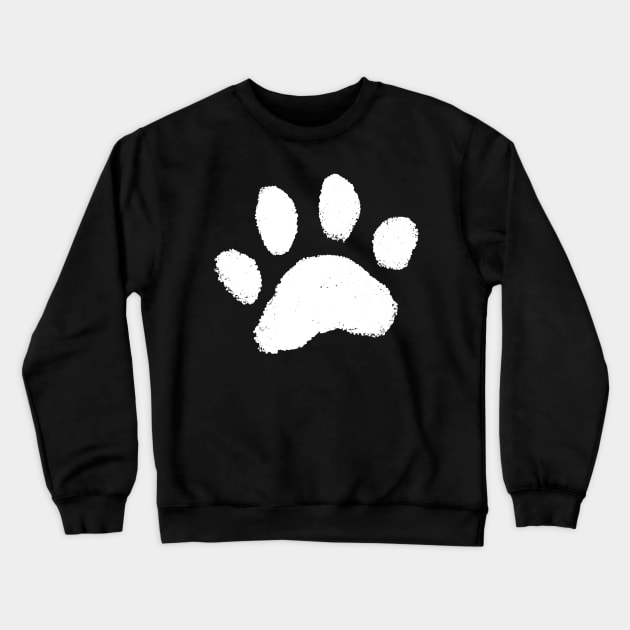 Paw Print Crewneck Sweatshirt by FoxShiver